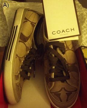 fake coach tennis shoes|how to spot coach shoes.